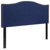 Flash Furniture Full Upholstered, Headboard, Navy Fabric HG-HB1707-F-N-GG